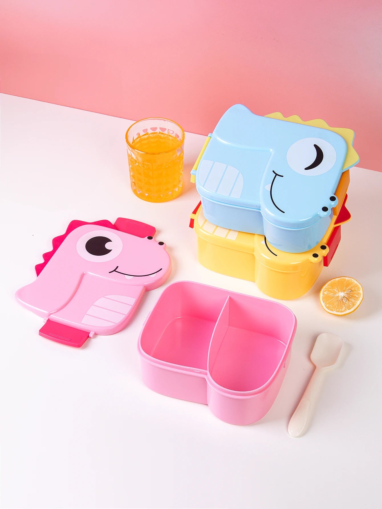 Draagbare Dinosaurus Bento Lunchbox