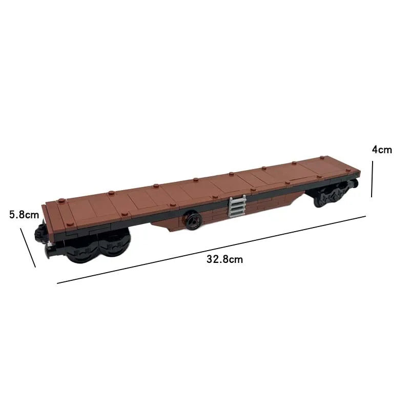 Kolenwagon Bouwset voor Trein | Compatibel met Lego Bouwblokken