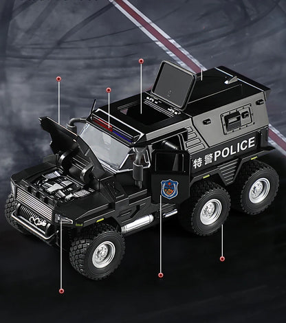 Speelgoed Politietruck Model | Diecast Voertuig met Geluid en Licht