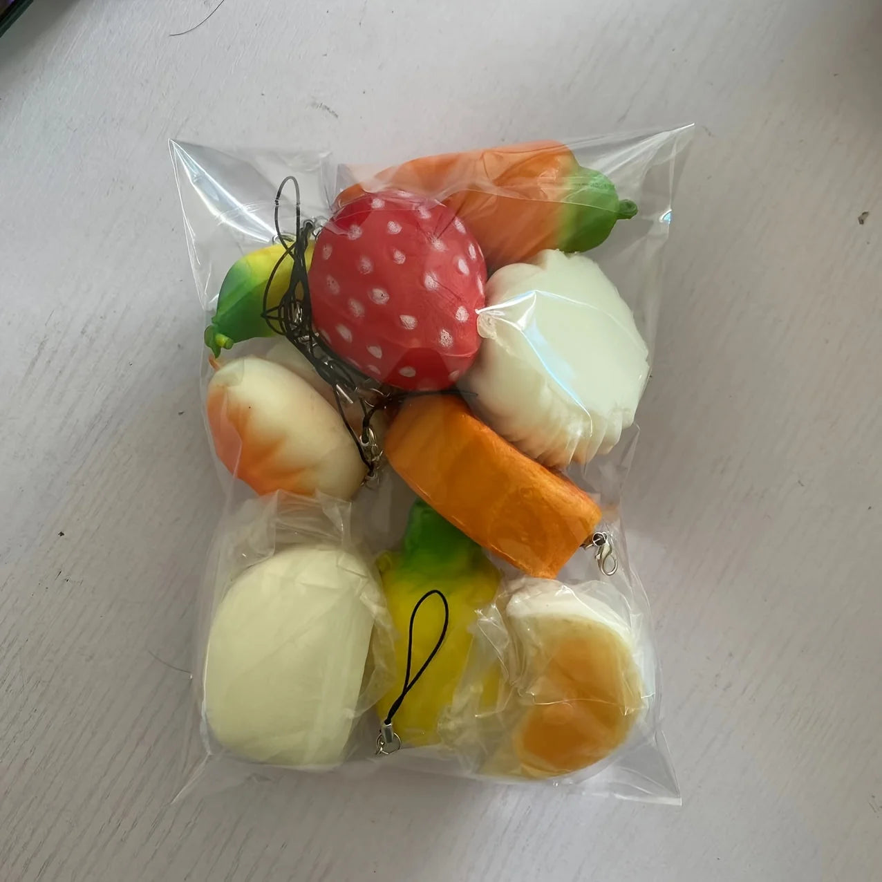 10 Stuks Zachte Mini Squishies Speelgoed