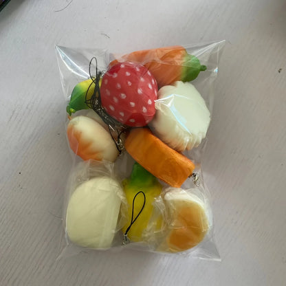 10 Stuks Zachte Mini Squishies Speelgoed