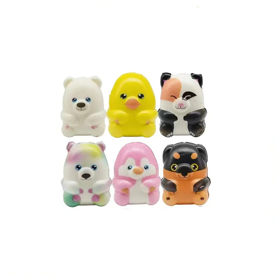 Set Mini Squishy Stressballetjes voor ontspanning
