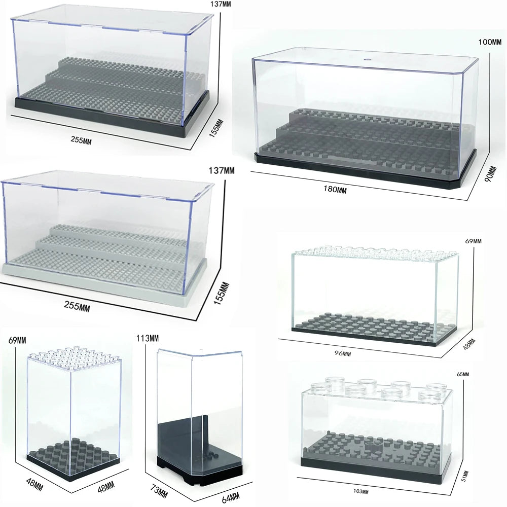 Modulaire Displaybox voor Verzamelobjecten – Compatibel met LEGO