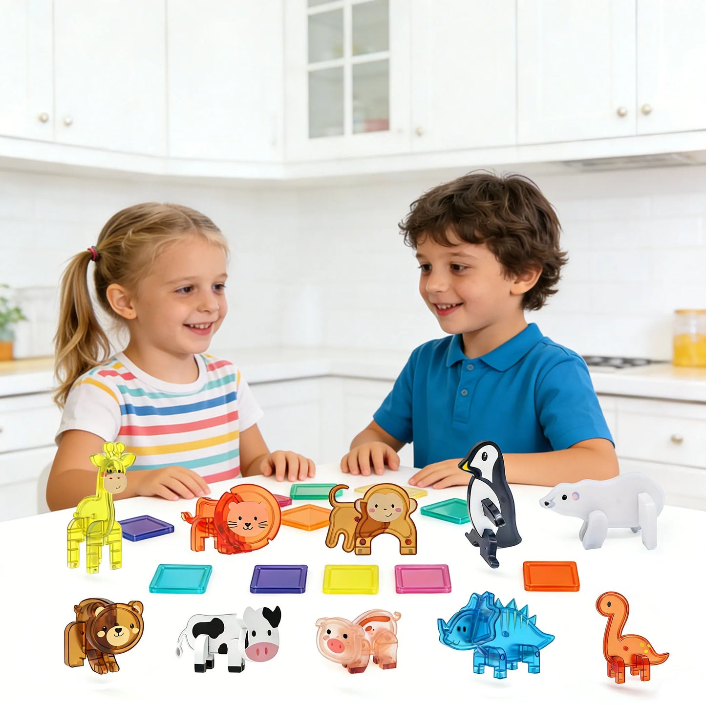Magnetische Dieren Accessoires voor Magneetbouwtegels