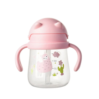 270ml Baby Drinkbeker met Rietje en Dubbele Handvatten