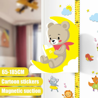 Zelfklevende 3D Meetlat Wandsticker voor Kinderen