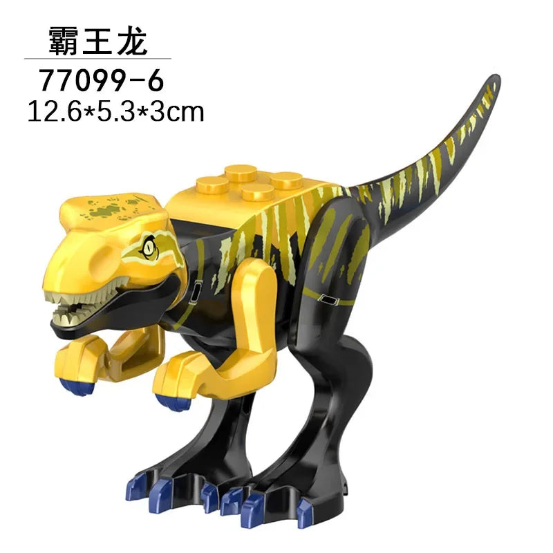 Dinosaurus Bouwblokken Set - T-Rex en Velociraptor