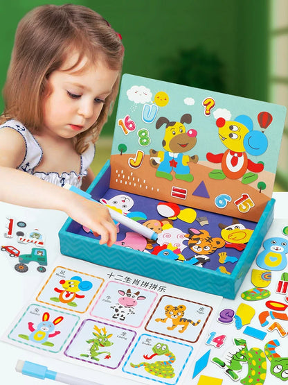 Magnetisch Teken- en Puzzelbord voor Kinderen