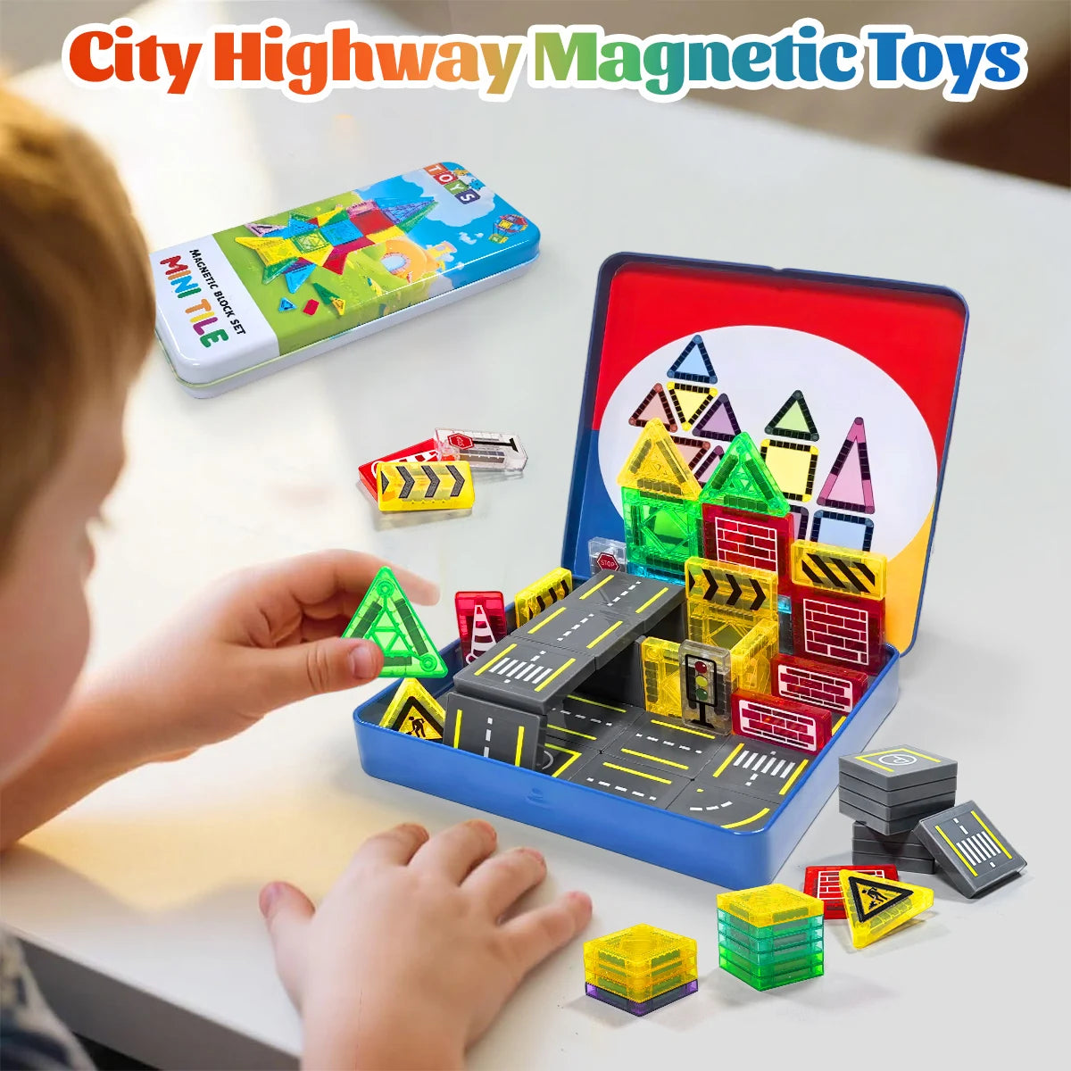 Magnetische wegen set voor bouwen