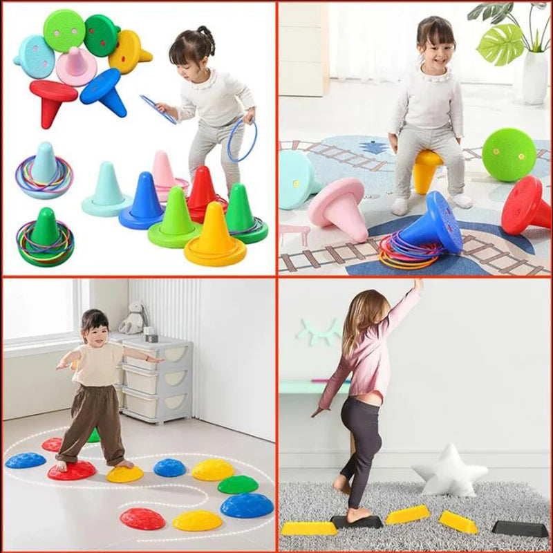 Kinder Balansloopstenen Set – Voor Balans en Sensorische Ontwikkeling
