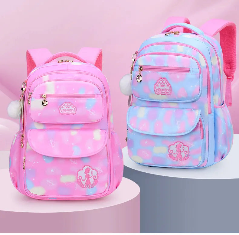 Roze Schooltas Rugzak voor Meisjes en Tieners