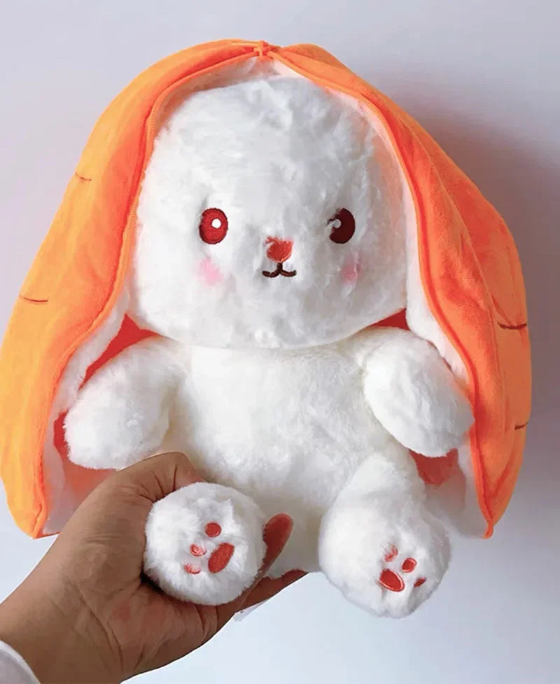 Pluche Konijn Knuffel Aardbei of Wortel 25 cm
