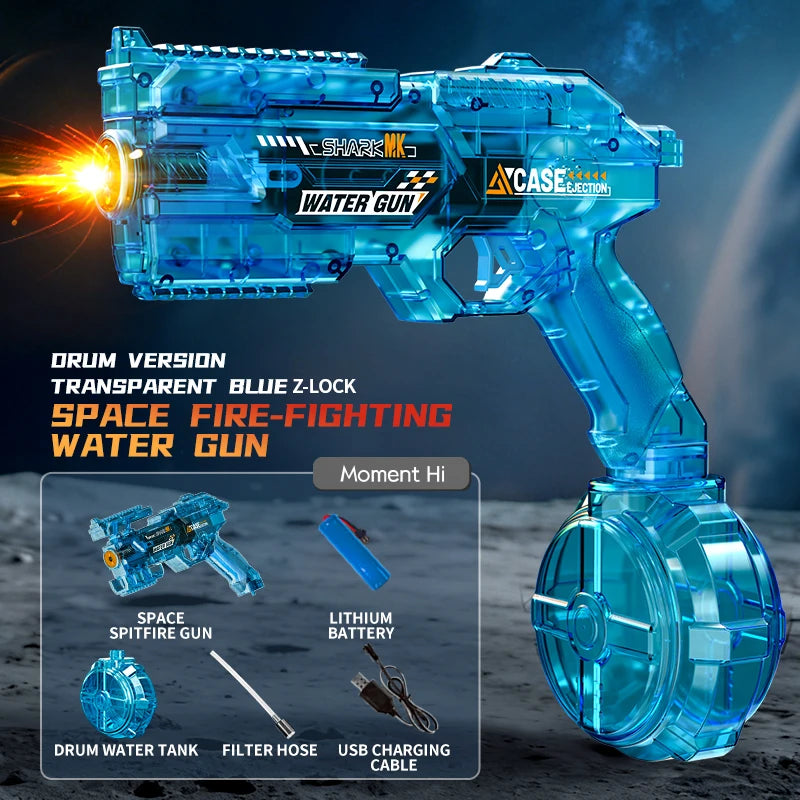 Elektrisch waterpistool met automatische wateraanvoer