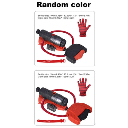 Waterpistool voor om de pols met handschoen