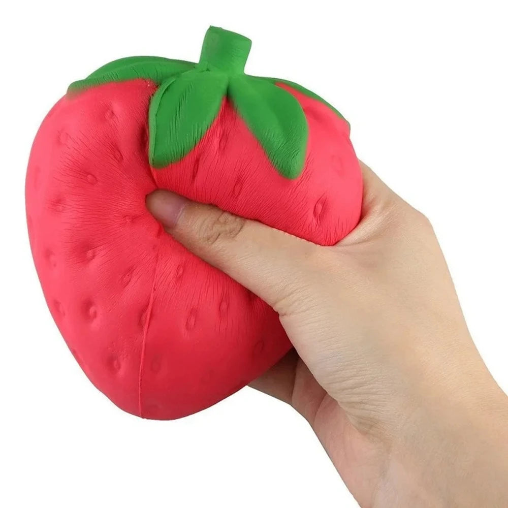Aardbei Squishy Stressbal