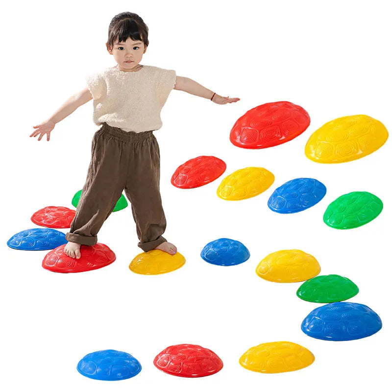 Montessori Balanssteen Schildpadvorm | Kinderspeelgoed voor Sensorische Training