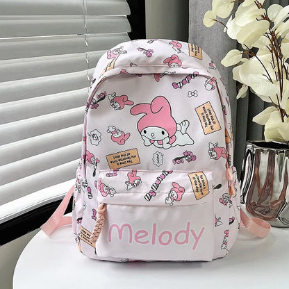 Sanrio Schooltas met My Melody, Cinnamoroll & Kuromi + Mini Tasje