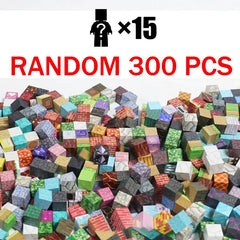 300PCS AND 15 DOLLS