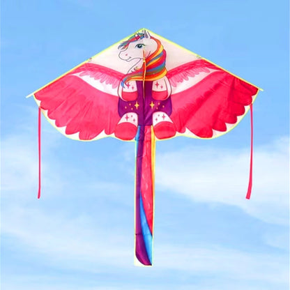 Nylon Vlieger met Dierenfiguur – 130x90cm, Inclusief 100m Lijn