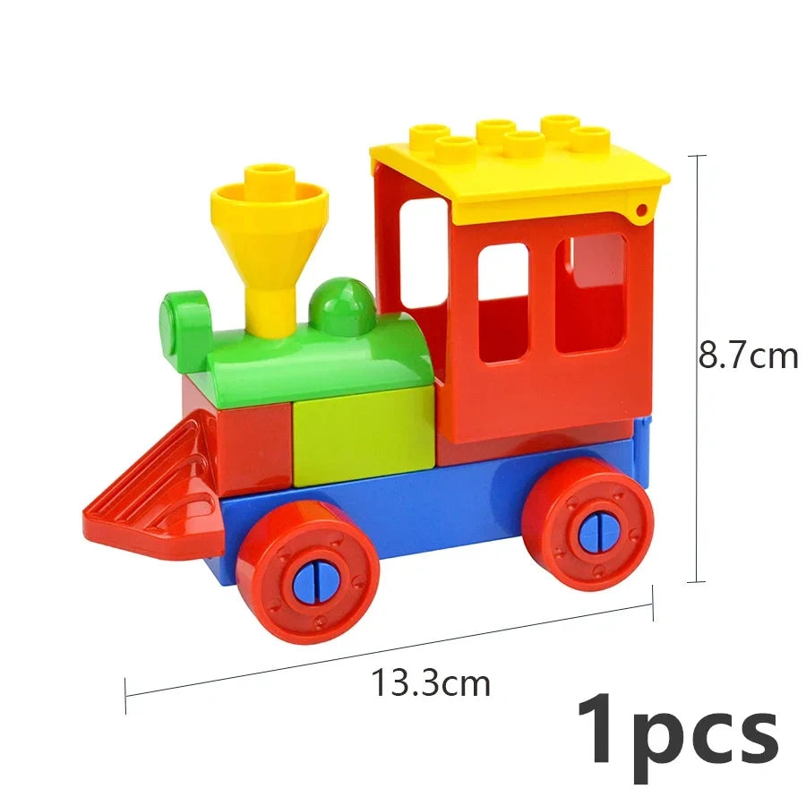 Trein en voertuigen set – Compatibel met Duplo®