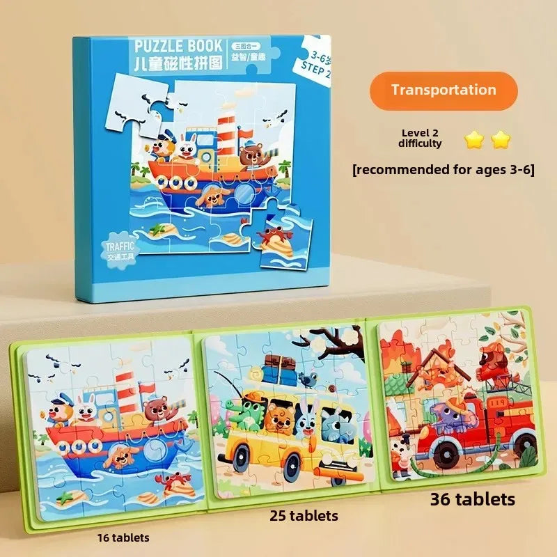 Magnetische 3D Puzzel voor Kinderen (Educatief Speelgoed)