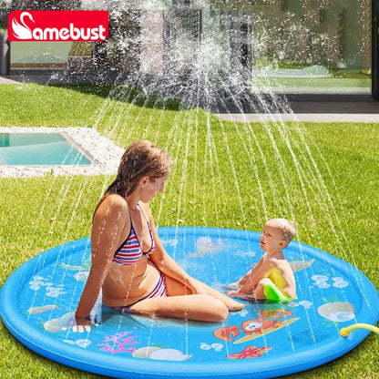 Opblaasbare Waterspeelmat met Sproeiers