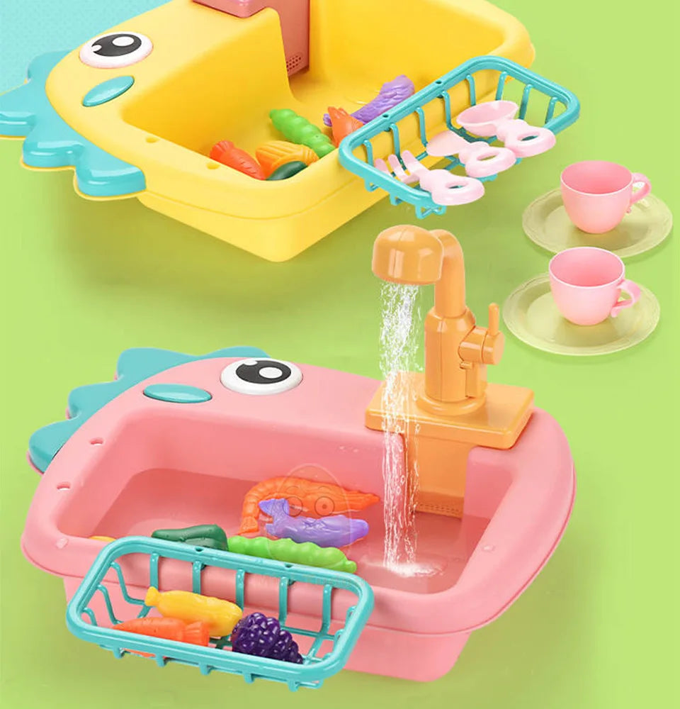 Speelgoed Keuken Afwasmachine met Waterfunctie voor Kinderen