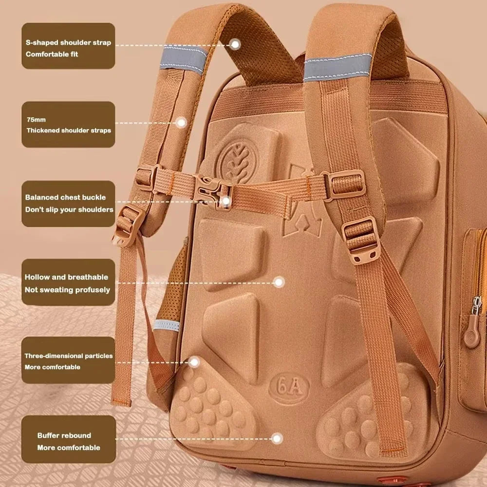 Capybara Schoolrugzak - Waterdicht met Ergonomische Schouderbanden