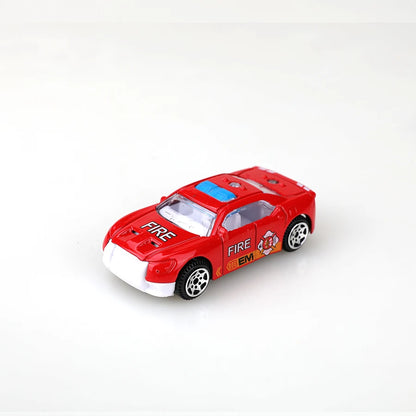Metalen Brandweerwagen Speelgoed Auto 1:64 met Terugtrekmotor