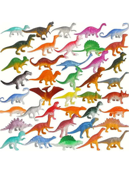 Set van 48 realistische mini dinosaurus figuren voor kinderen