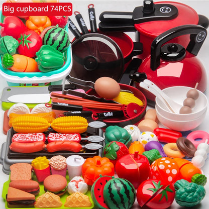 Huismerken Keukenspeelgoed Set voor Kinderen – Koken en Snijfruit
