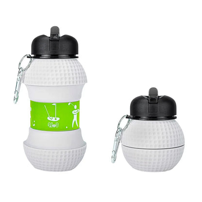 Opvouwbare Voetbal/Basketbal Siliconen Waterfles voor Kinderen