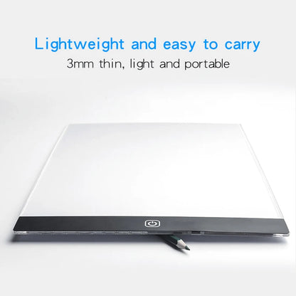 LED Overtrek Tekenplank met 3 Dimstanden
