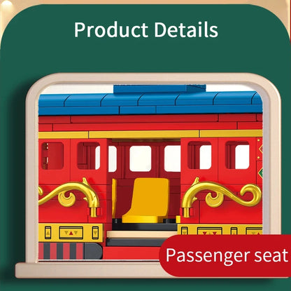 Bouwstenen Set Metro Trein | Compatibel met Lego