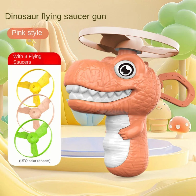 Vliegende Schijf Lanceerder met Dinosaurus Thema