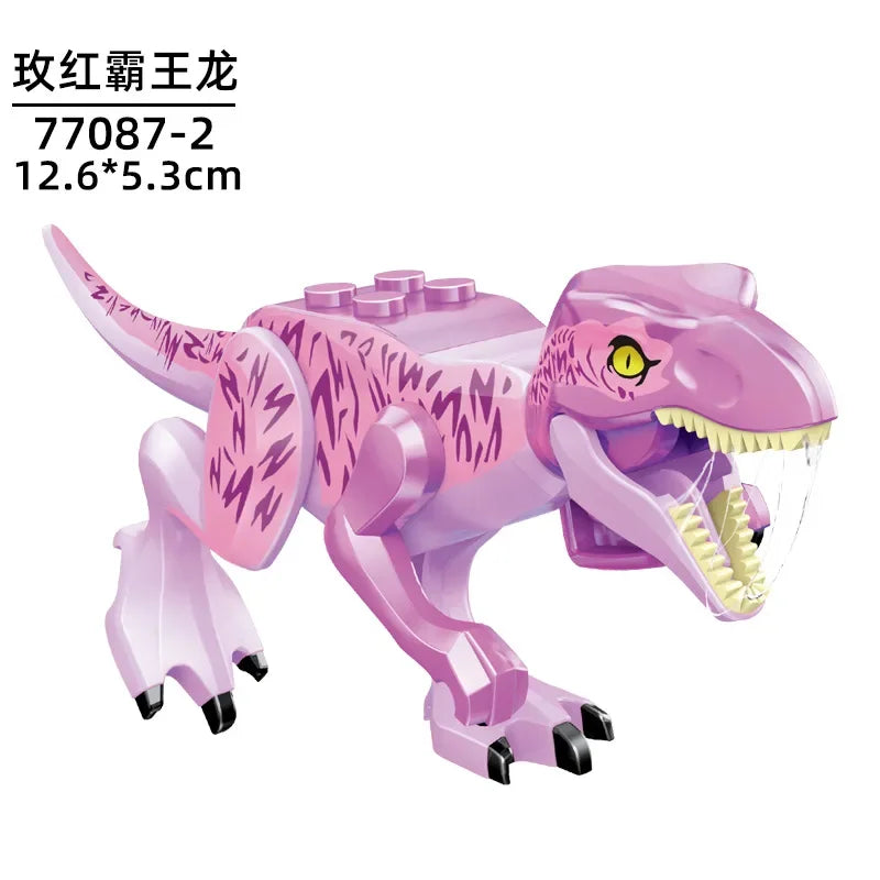Dinosaurus Bouwblokken Set - T-Rex en Velociraptor