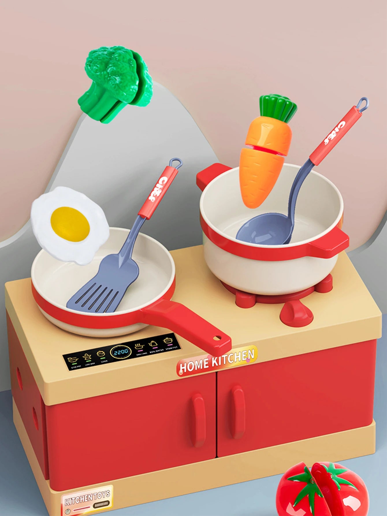 Speelgoed Keukenset voor Kinderen met Pannen en Speelgoed Eten