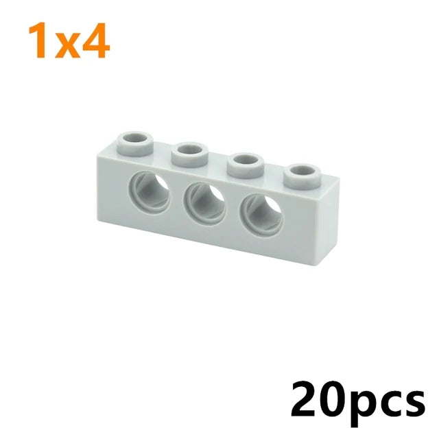Technische bouwstenen balken – Compatibel met LEGO® (met gaten)