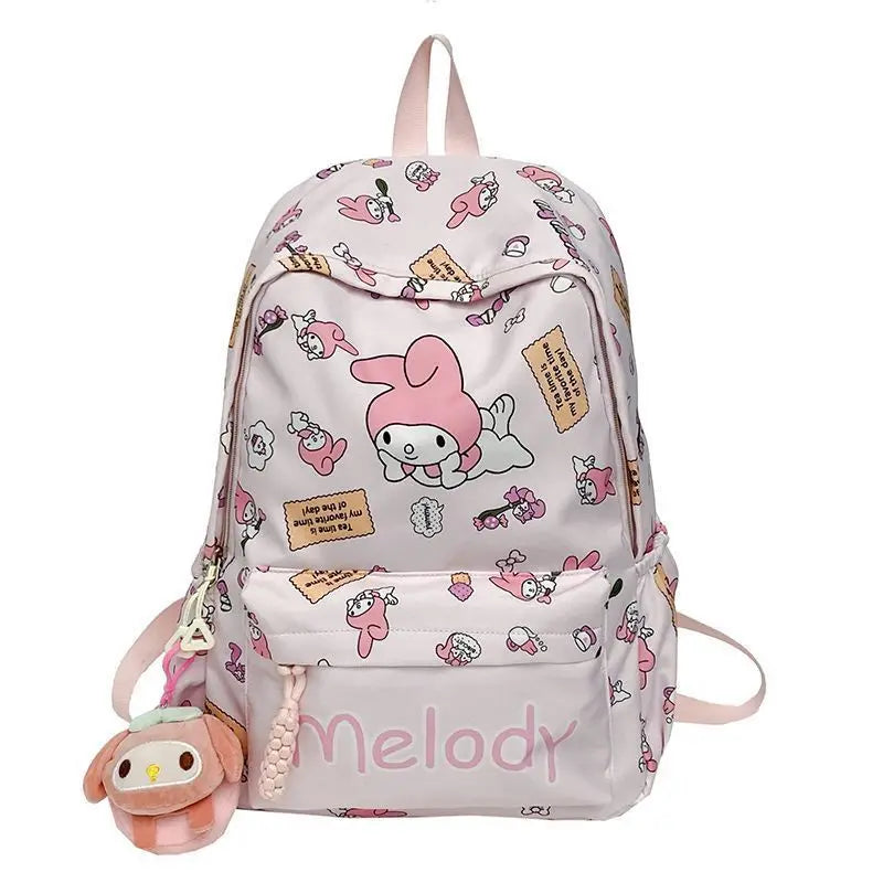 Sanrio Schooltas met My Melody, Cinnamoroll & Kuromi + Mini Tasje