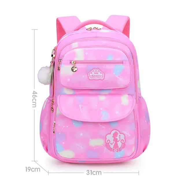 Roze Schooltas Rugzak voor Meisjes en Tieners