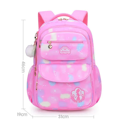 Roze Schooltas Rugzak voor Meisjes en Tieners