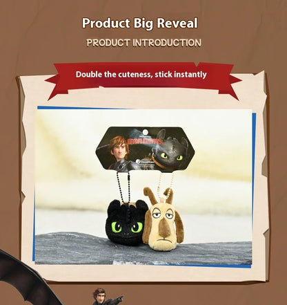 How To Train Your Dragon Tandloos Pluche Figuur met Magneet