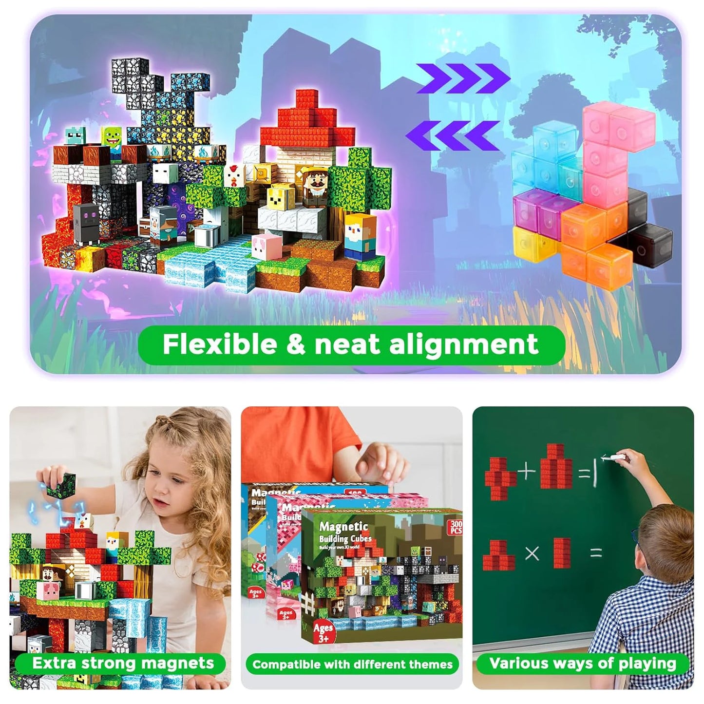 Magnetische Tegels Bouwset - Educatief Speelgoed voor Kinderen (4-12 jaar)