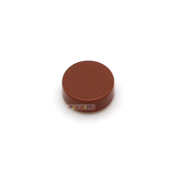100 Ronde Bouwtegel Steentjes 1x1 | Compatibel met Lego