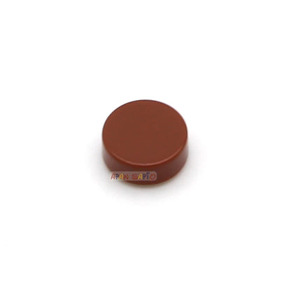 100 Ronde Bouwtegel Steentjes 1x1 | Compatibel met Lego