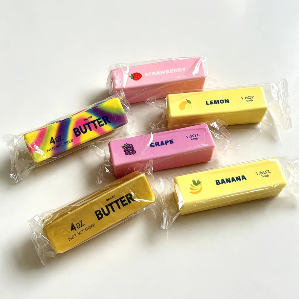 Zachte Slow Rising Squishy Knijpspeeltje – Boter of Fruit