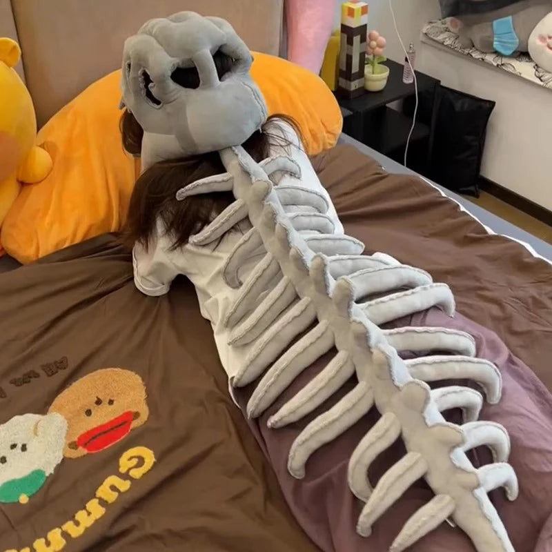 Dinosaurus Skelet Kostuum met Hoofdeksel voor Cosplay