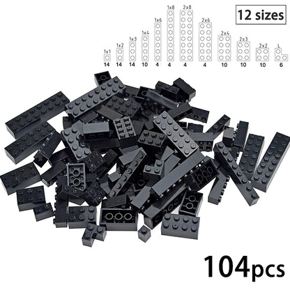 Kleine bouwstenen voor muren | Compatibel met Lego | Diverse maten