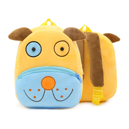 Leuke Pluchen Kinderrugzak met Dierenprint (4-6 Jaar)
