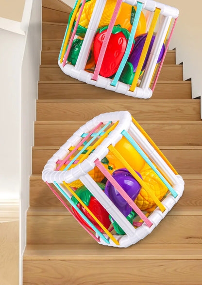 Montessori Speelset: Fruit Snijden en Vormen Sorteren